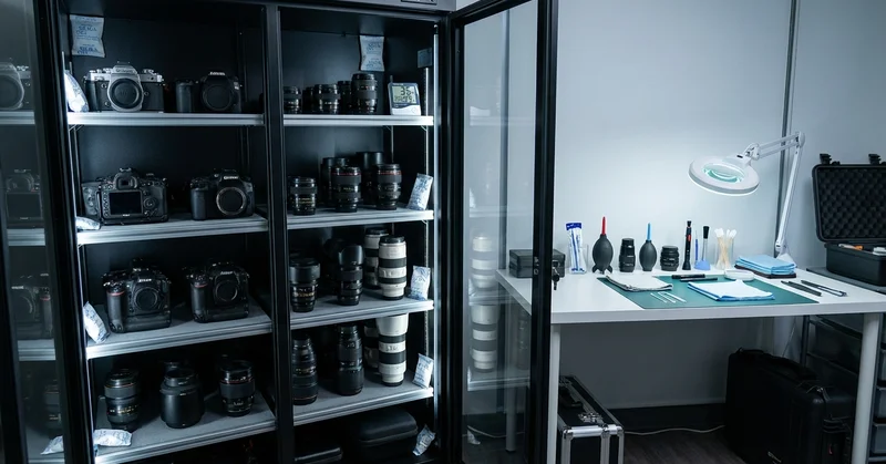 カメラとレンズの正しい保管方法｜カビを防ぐ湿度管理と防湿庫の選び方